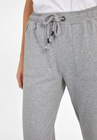 Bayan Gri Orta Bel Jogger Pantolon