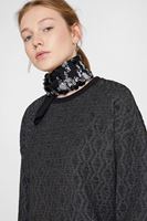 Bayan Çok Renkli Sim Detaylı Sweatshirt
