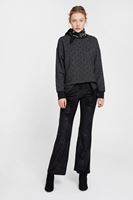 Bayan Çok Renkli Sim Detaylı Sweatshirt