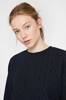 Bayan Çok Renkli Sim Detaylı Sweatshirt