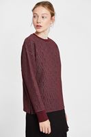 Bayan Çok Renkli Sim Detaylı Sweatshirt