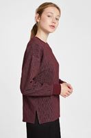 Bayan Çok Renkli Sim Detaylı Sweatshirt