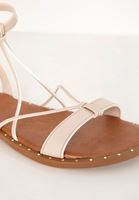 Women Ecru Flat Sandals