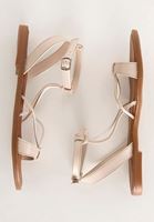Women Ecru Flat Sandals