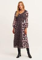 Women Mixed Patterned Long Dress