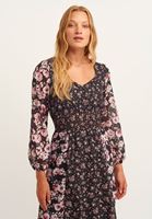 Women Mixed Patterned Long Dress