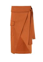 Women Brown Belt Detailed Skirt