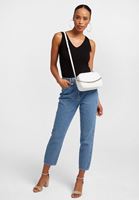 Women Black V-Neck Top