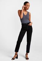 Women Grey V-Neck Top