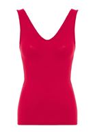 Women Pink V-Neck Top