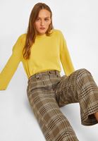 Women Yellow Pullover with Knot Details
