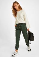 Women Cream Pullover with Knot Details