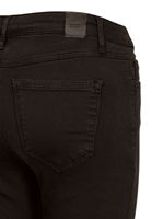 Bayan Siyah Orta Bel Skinny Pantolon