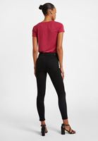Bayan Siyah Yüksek Bel Skinny Kot Pantolon ( MODAL )