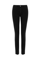 Bayan Siyah Yüksek Bel Skinny Kot Pantolon ( MODAL )