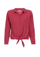 Women Pink Knot Detailed Shirt