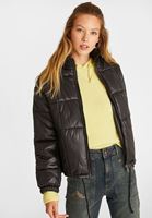 Women Black Oversize Puffer Jacket