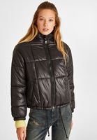 Women Black Oversize Puffer Jacket