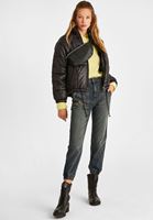 Women Black Oversize Puffer Jacket