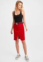 Women Black Square Neck Tank Top
