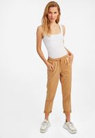 Women White Square Neck Tank Top