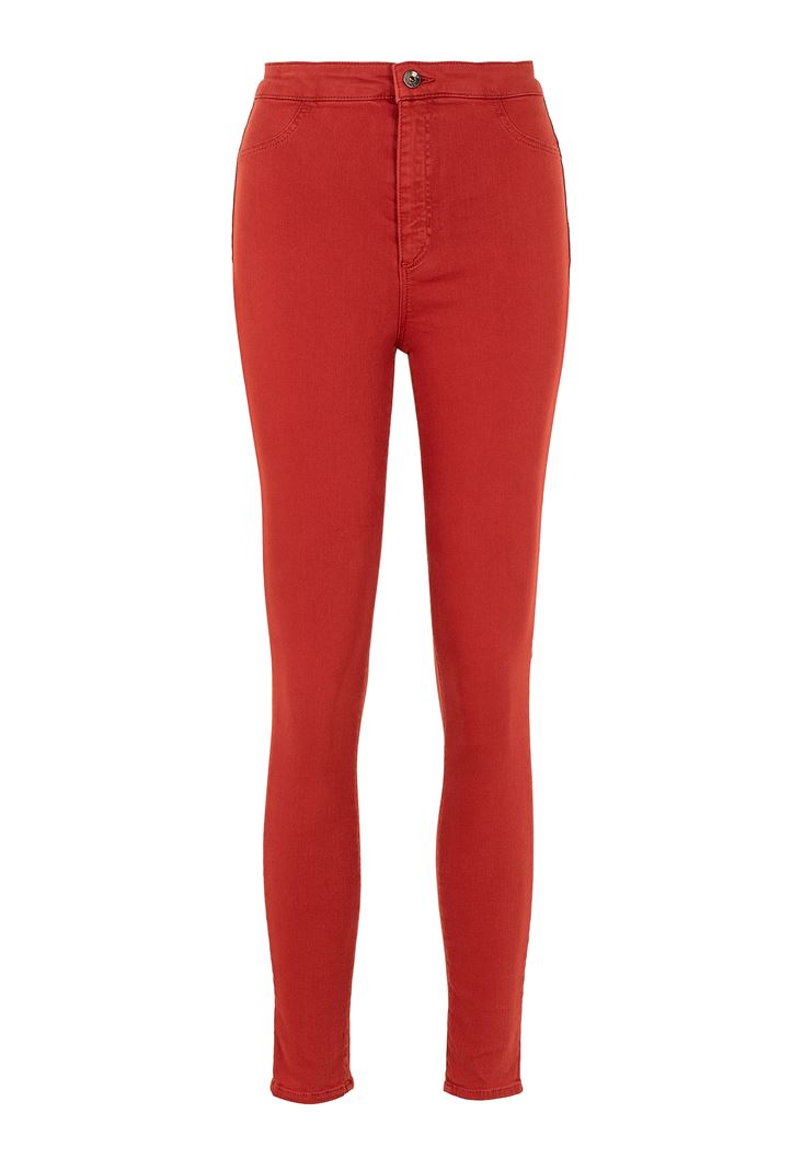 Women Bordeaux Ultra High Rise Trousers