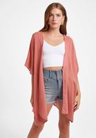 Bayan Pembe Doğal Görünümlü Kimono