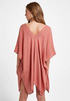 Bayan Pembe Doğal Görünümlü Kimono
