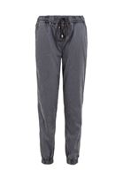Bayan Gri Bağcık Detaylı Jogger Pantolon ( TENCEL™ )
