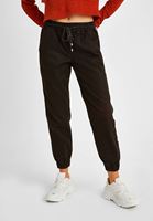 Bayan Siyah Bağcık Detaylı Jogger Pantolon ( TENCEL™ )