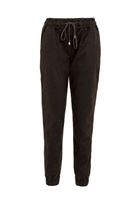 Bayan Siyah Bağcık Detaylı Jogger Pantolon ( TENCEL™ )