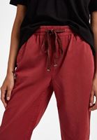Bayan Bordo Bağlamalı Pantolon ( TENCEL™ )