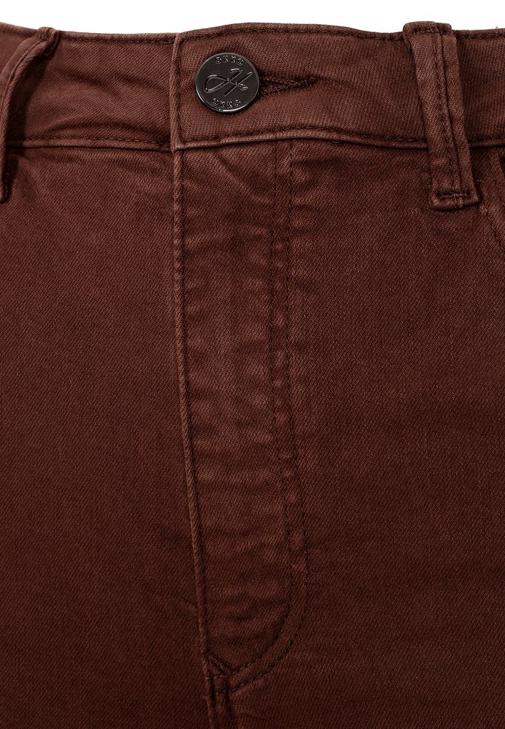 Yüksek Bel Pantolon ve Poplin Gömlek Kombini