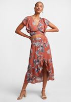 Women Mixed Floral Crop Blouse
