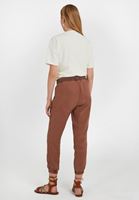 Women Brown Elastic-Waisted Jogger