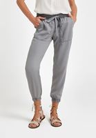 Bayan Gri Beli Lastik Detaylı Jogger Pantolon ( TENCEL™ )