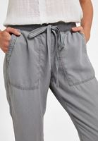 Bayan Gri Beli Lastik Detaylı Jogger Pantolon ( TENCEL™ )