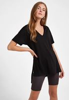 Women Black Oversize T-Shirt