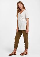 Women Cream Oversize T-Shirt
