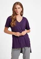 Women Purple Oversize T-Shirt