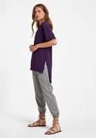 Women Purple Oversize T-Shirt