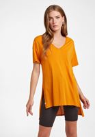 Women Orange Oversize T-Shirt