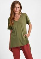 Women Green Oversize T-Shirt