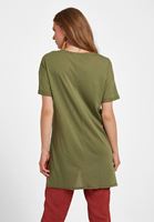 Women Green Oversize T-Shirt