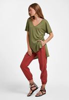 Women Green Oversize T-Shirt