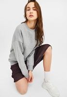 Bayan Gri Oversize Sweatshirt