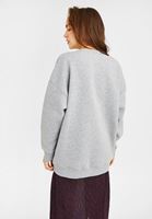 Bayan Gri Oversize Sweatshirt