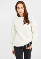 Bayan Krem Oversize Sweatshirt