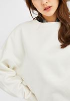 Bayan Krem Oversize Sweatshirt