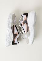 Bayan Beyaz Kalın Tabanlı Sneaker
